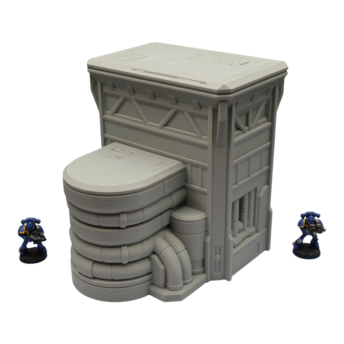 Fuel Station #1 - 28mm Wargaming Scatter Terrain Scenery Tabletop Grimdark