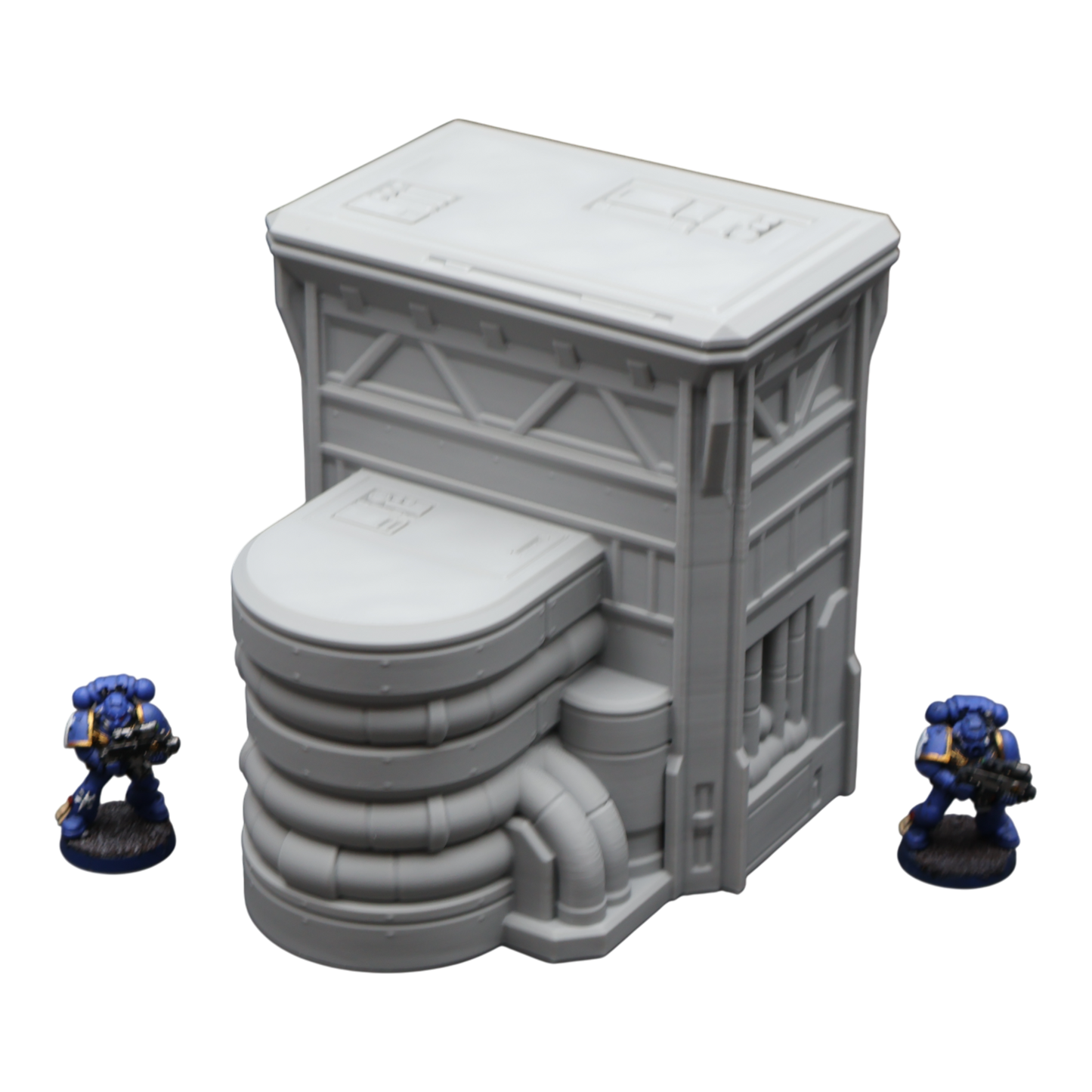 Wargaming 28mm scatter terrain scenery showing 3D-printed item that is compatible with games such as Warhammer 40K, Star Wars Legions, D+D, Dungeons and Dragons, Sci-Fi, Fantasy and other miniature tabletop games. Brand Jawar3d found at www.jawar3d.co.uk.