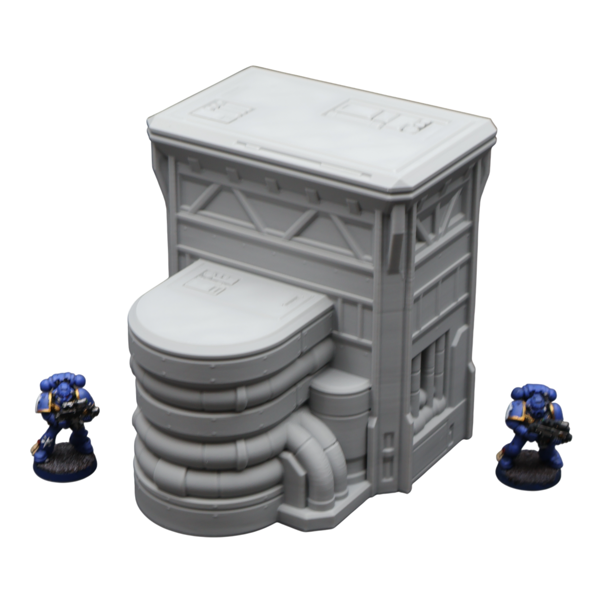 Wargaming 28mm scatter terrain scenery showing 3D-printed item that is compatible with games such as Warhammer 40K, Star Wars Legions, D+D, Dungeons and Dragons, Sci-Fi, Fantasy and other miniature tabletop games. Brand Jawar3d found at www.jawar3d.co.uk.