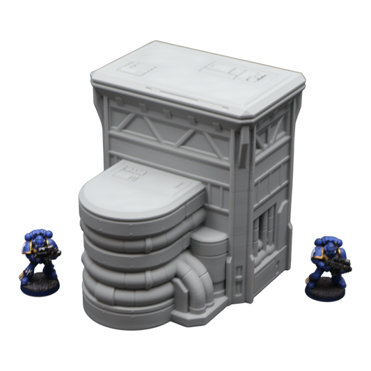 Wargaming 28mm scatter terrain scenery showing 3D-printed item that is compatible with games such as Warhammer 40K, Star Wars Legions, D+D, Dungeons and Dragons, Sci-Fi, Fantasy and other miniature tabletop games. Brand Jawar3d found at www.jawar3d.co.uk.