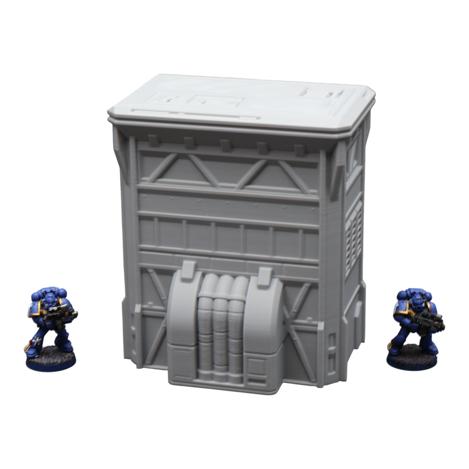 Wargaming 28mm scatter terrain scenery showing 3D-printed item that is compatible with games such as Warhammer 40K, Star Wars Legions, D+D, Dungeons and Dragons, Sci-Fi, Fantasy and other miniature tabletop games. Brand Jawar3d found at www.jawar3d.co.uk.