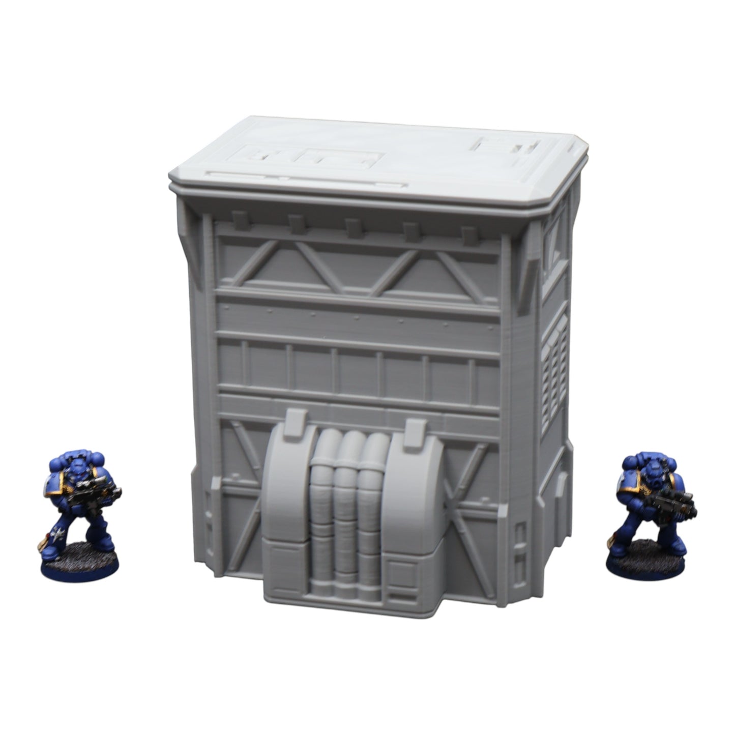 Wargaming 28mm scatter terrain scenery showing 3D-printed item that is compatible with games such as Warhammer 40K, Star Wars Legions, D+D, Dungeons and Dragons, Sci-Fi, Fantasy and other miniature tabletop games. Brand Jawar3d found at www.jawar3d.co.uk.
