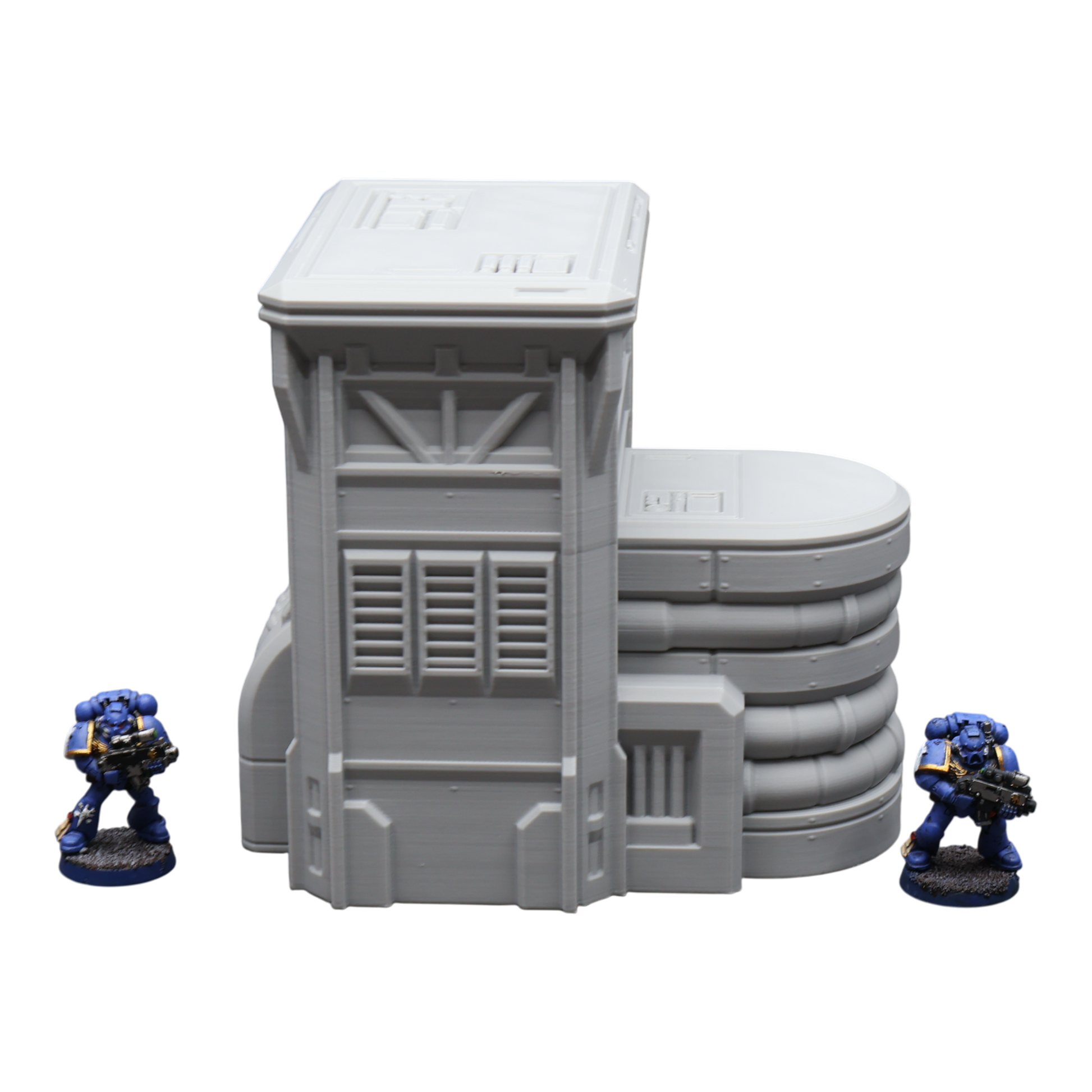 Wargaming 28mm scatter terrain scenery showing 3D-printed item that is compatible with games such as Warhammer 40K, Star Wars Legions, D+D, Dungeons and Dragons, Sci-Fi, Fantasy and other miniature tabletop games. Brand Jawar3d found at www.jawar3d.co.uk.