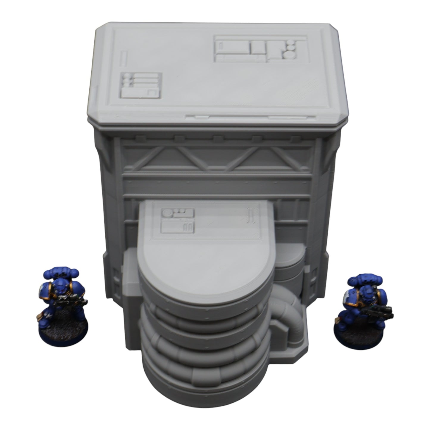Wargaming 28mm scatter terrain scenery showing 3D-printed item that is compatible with games such as Warhammer 40K, Star Wars Legions, D+D, Dungeons and Dragons, Sci-Fi, Fantasy and other miniature tabletop games. Brand Jawar3d found at www.jawar3d.co.uk.