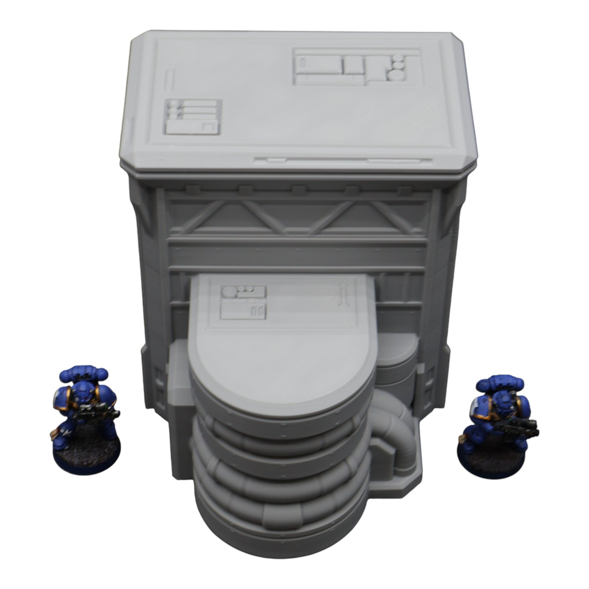 Wargaming 28mm scatter terrain scenery showing 3D-printed item that is compatible with games such as Warhammer 40K, Star Wars Legions, D+D, Dungeons and Dragons, Sci-Fi, Fantasy and other miniature tabletop games. Brand Jawar3d found at www.jawar3d.co.uk.