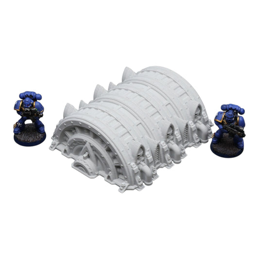 Wargaming 28mm scatter terrain scenery showing 3D-printed item that is compatible with games such as Warhammer 40K, Star Wars Legions, D+D, Dungeons and Dragons, Sci-Fi, Fantasy and other miniature tabletop games. Brand Jawar3d found at www.jawar3d.co.uk.