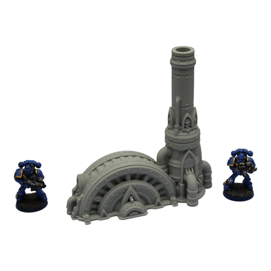 Turbine Stack #1 - 28mm Wargaming Scatter Terrain Scenery Tabletop Grimdark