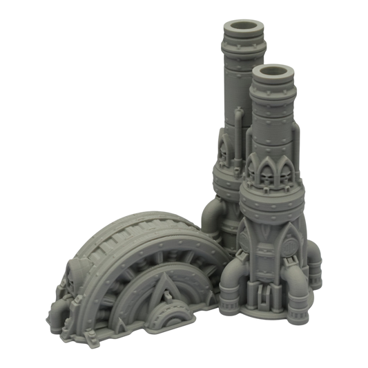 Turbine Stack #2 - 28mm Wargaming Scatter Terrain Scenery Tabletop Grimdark