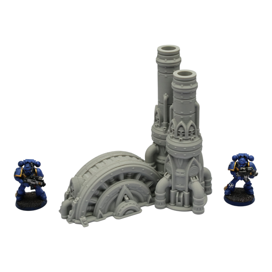 Turbine Stack #2 - 28mm Wargaming Scatter Terrain Scenery Tabletop Grimdark