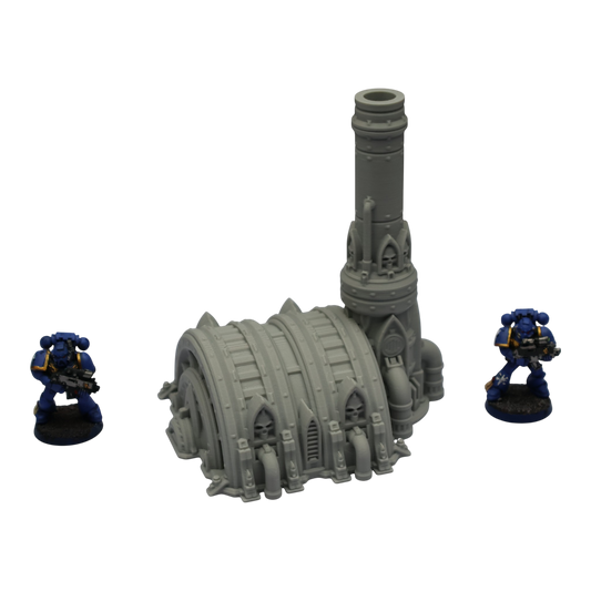 Turbine Stack #3 - 28mm Wargaming Scatter Terrain Scenery Tabletop Grimdark