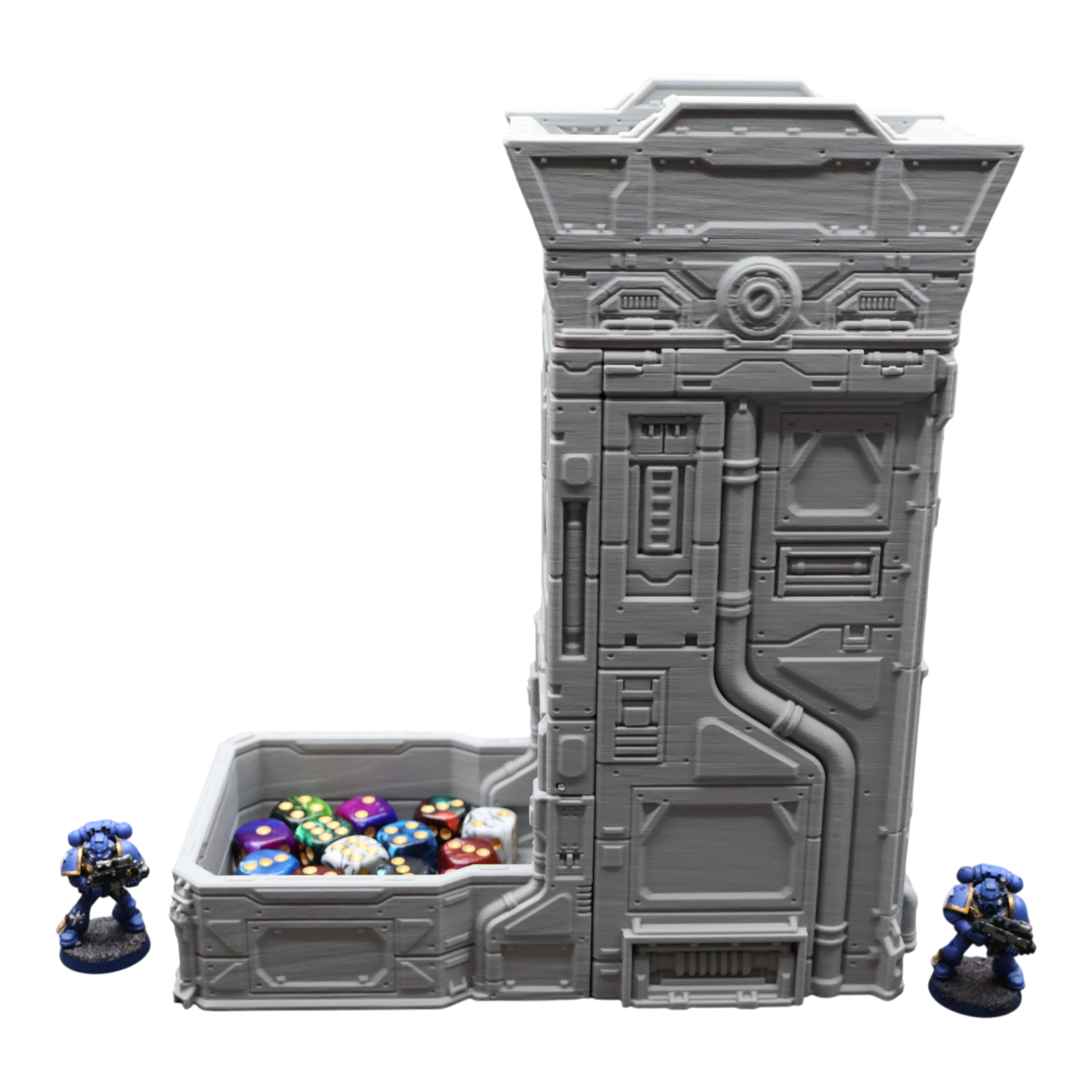 Wargaming 28mm scatter terrain scenery showing 3D-printed item that is compatible with games such as Warhammer 40K, Star Wars Legions, D+D, Dungeons and Dragons, Sci-Fi, Fantasy and other miniature tabletop games. Brand Jawar3d found at www.jawar3d.co.uk.