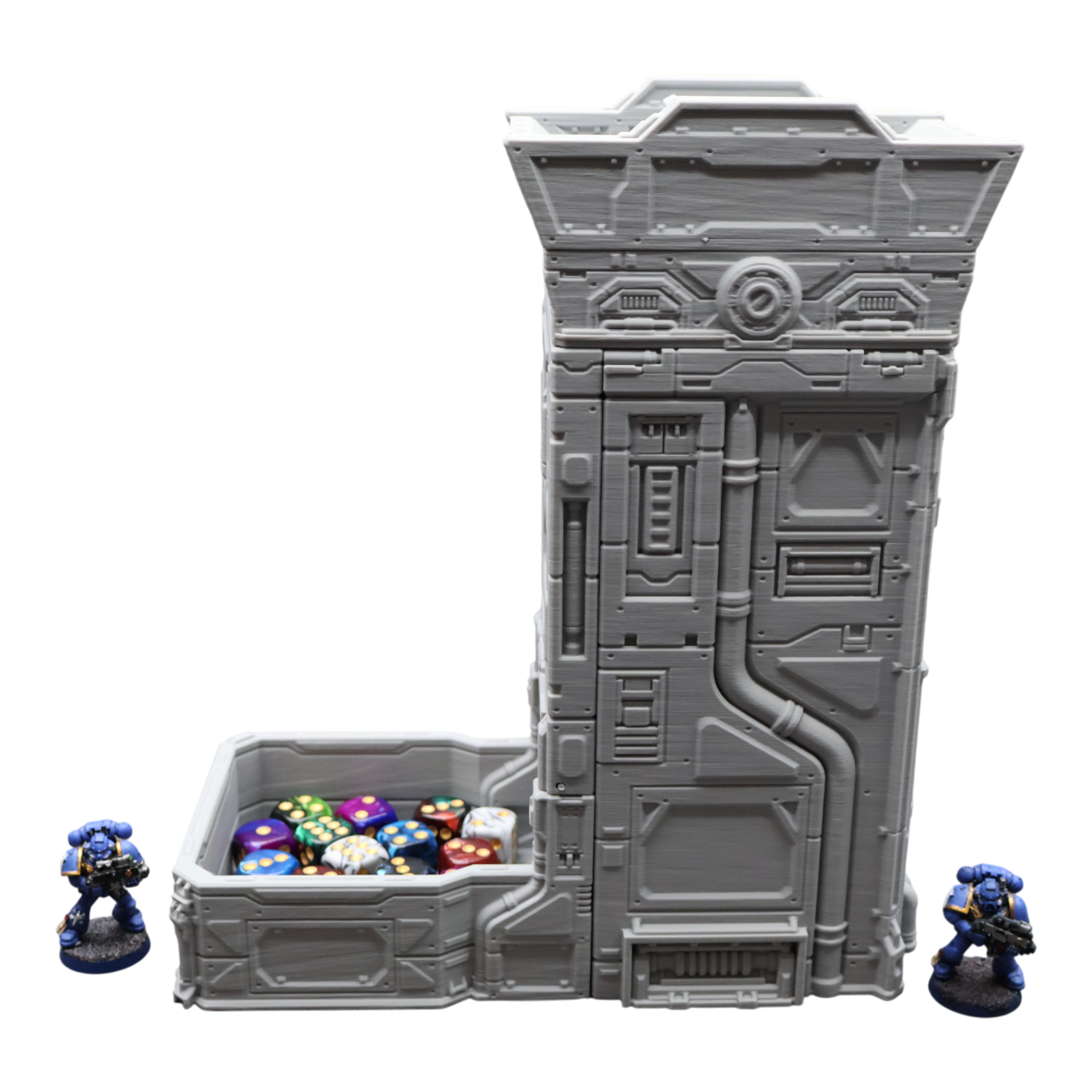 Wargaming 28mm scatter terrain scenery showing 3D-printed item that is compatible with games such as Warhammer 40K, Star Wars Legions, D+D, Dungeons and Dragons, Sci-Fi, Fantasy and other miniature tabletop games. Brand Jawar3d found at www.jawar3d.co.uk.
