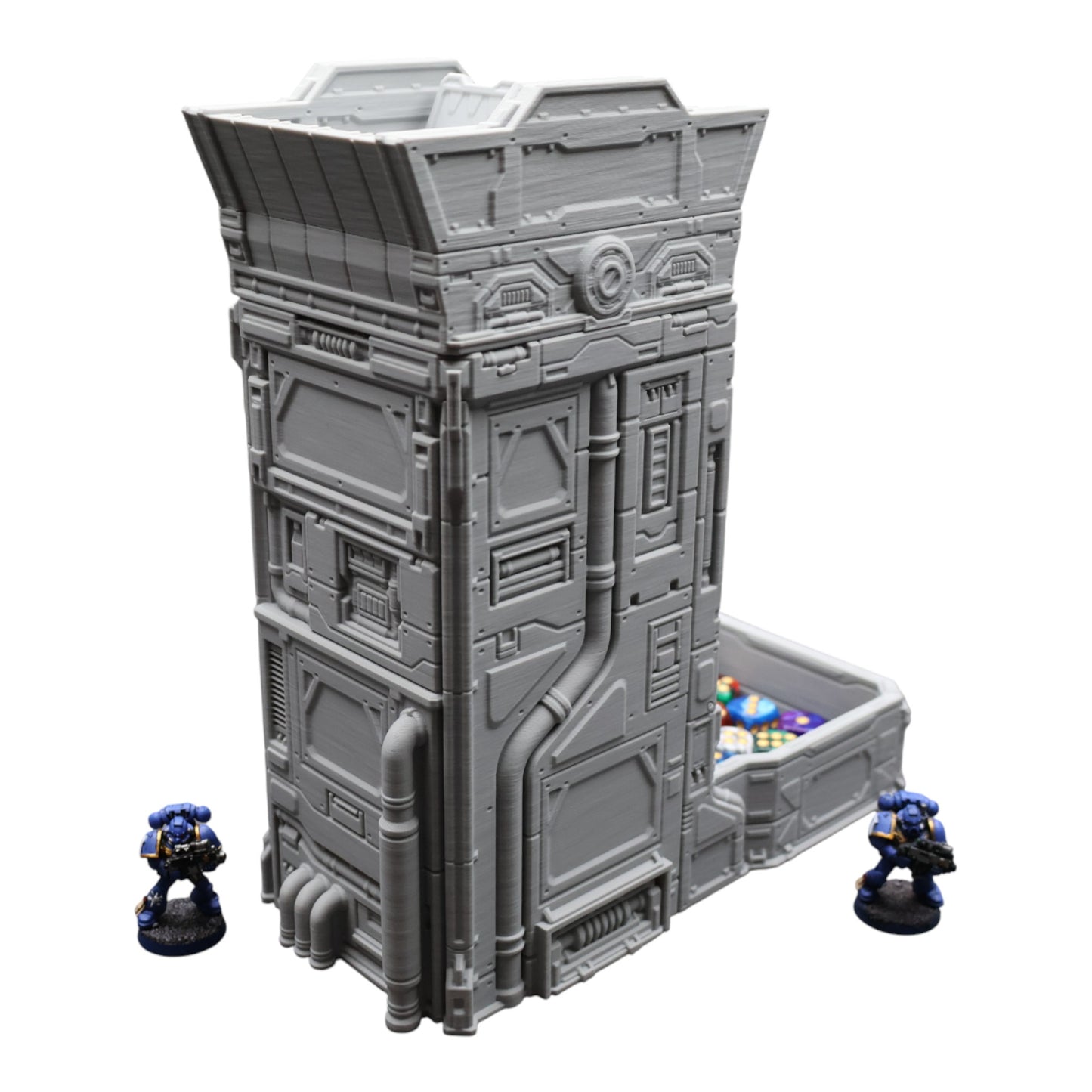 Wargaming 28mm scatter terrain scenery showing 3D-printed item that is compatible with games such as Warhammer 40K, Star Wars Legions, D+D, Dungeons and Dragons, Sci-Fi, Fantasy and other miniature tabletop games. Brand Jawar3d found at www.jawar3d.co.uk.