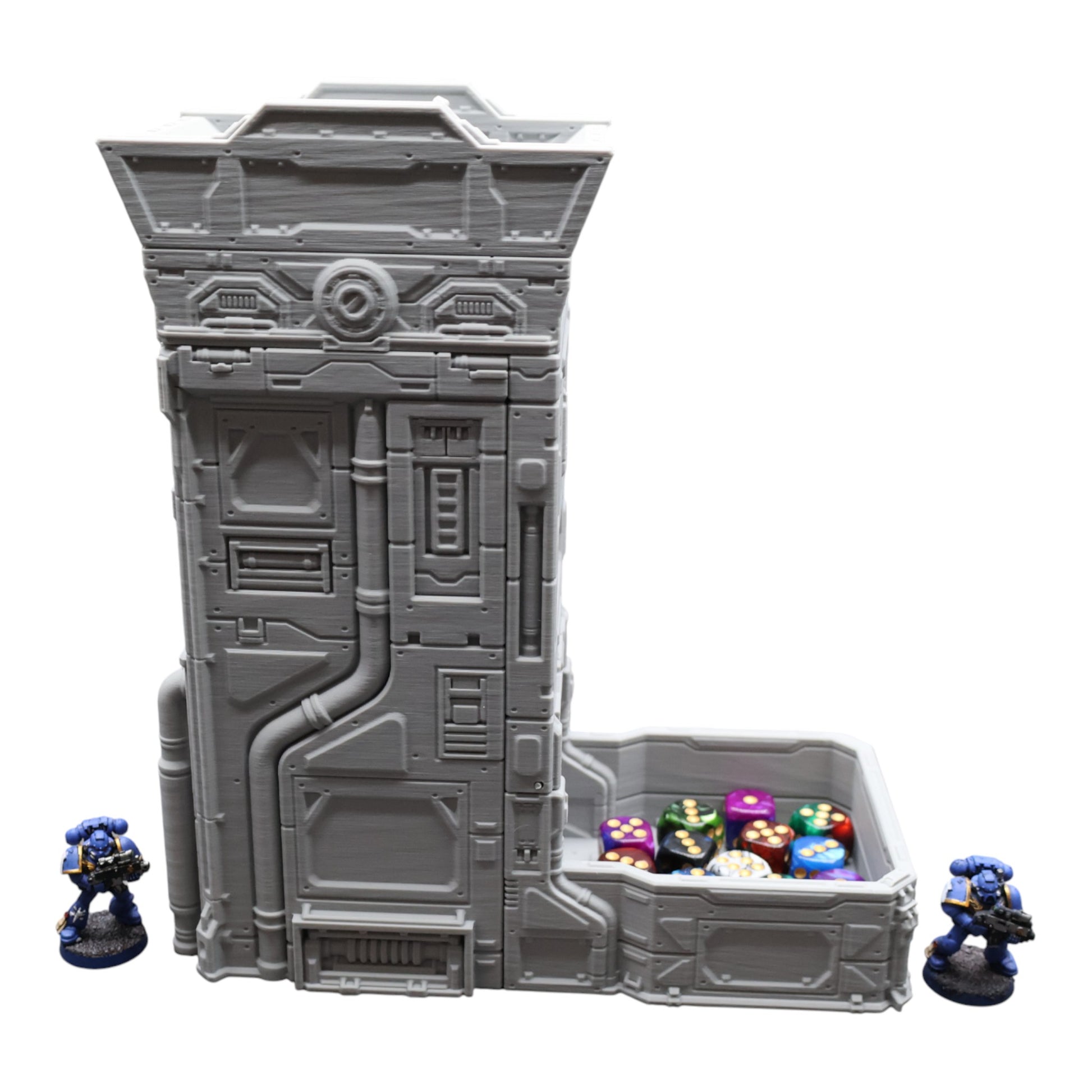 Wargaming 28mm scatter terrain scenery showing 3D-printed item that is compatible with games such as Warhammer 40K, Star Wars Legions, D+D, Dungeons and Dragons, Sci-Fi, Fantasy and other miniature tabletop games. Brand Jawar3d found at www.jawar3d.co.uk.