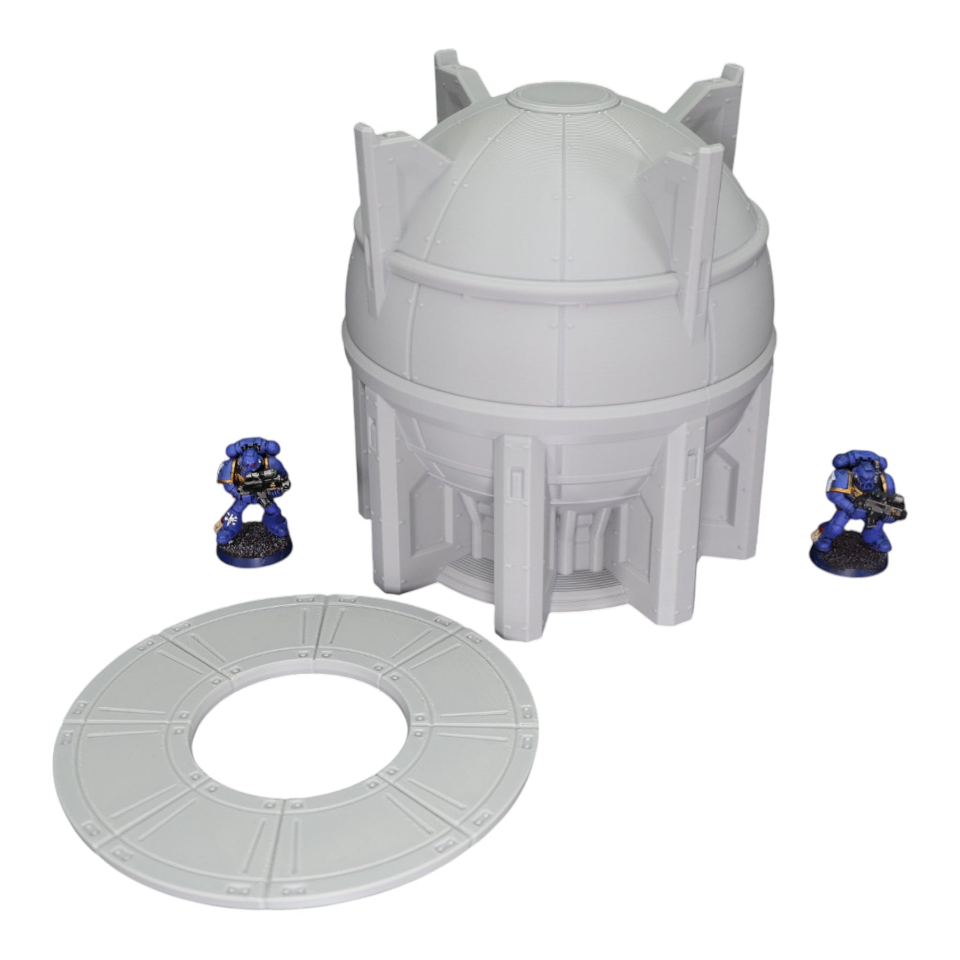 Wargaming 28mm scatter terrain scenery showing 3D-printed item that is compatible with games such as Warhammer 40K, Star Wars Legions, D+D, Dungeons and Dragons, Sci-Fi, Fantasy and other miniature tabletop games. Brand Jawar3d found at www.jawar3d.co.uk.