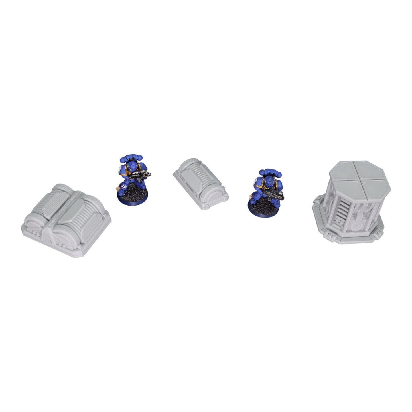 Wargaming 28mm scatter terrain scenery showing 3D-printed item that is compatible with games such as Warhammer 40K, Star Wars Legions, D+D, Dungeons and Dragons, Sci-Fi, Fantasy and other miniature tabletop games. Brand Jawar3d found at www.jawar3d.co.uk.