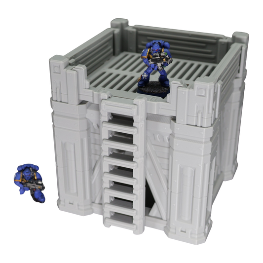 Platform Set #1 - 28mm Wargaming Scatter Terrain Scenery Tabletop Grimdark