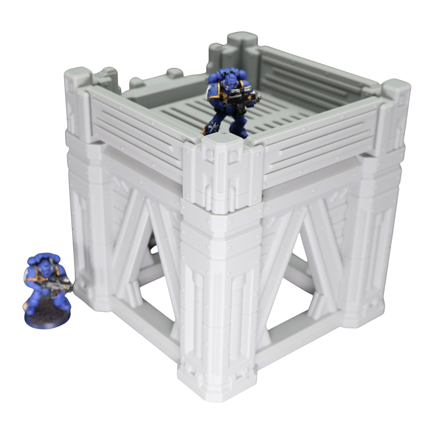 Platform Set #1 - 28mm Wargaming Scatter Terrain Scenery Tabletop Grimdark