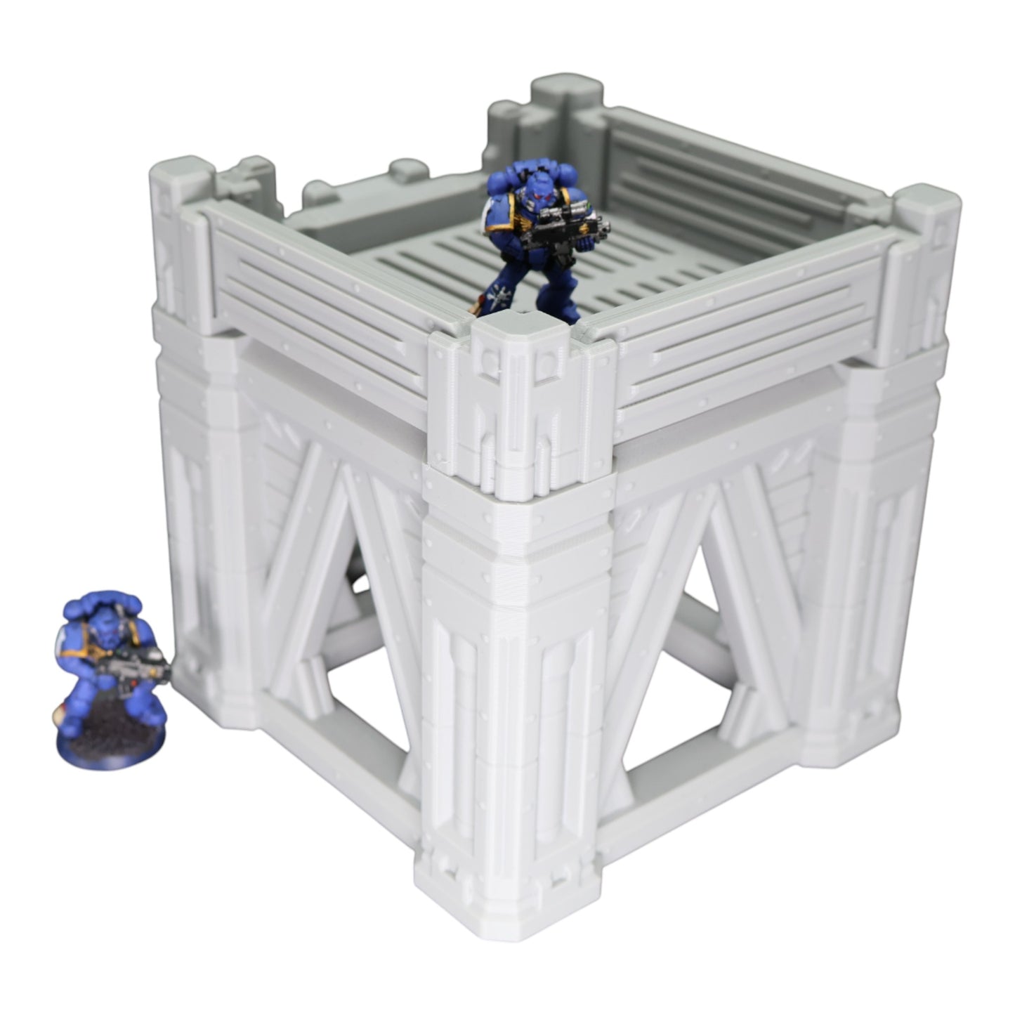 Wargaming 28mm scatter terrain scenery showing 3D-printed item that is compatible with games such as Warhammer 40K, Star Wars Legions, D+D, Dungeons and Dragons, Sci-Fi, Fantasy and other miniature tabletop games. Brand Jawar3d found at www.jawar3d.co.uk.