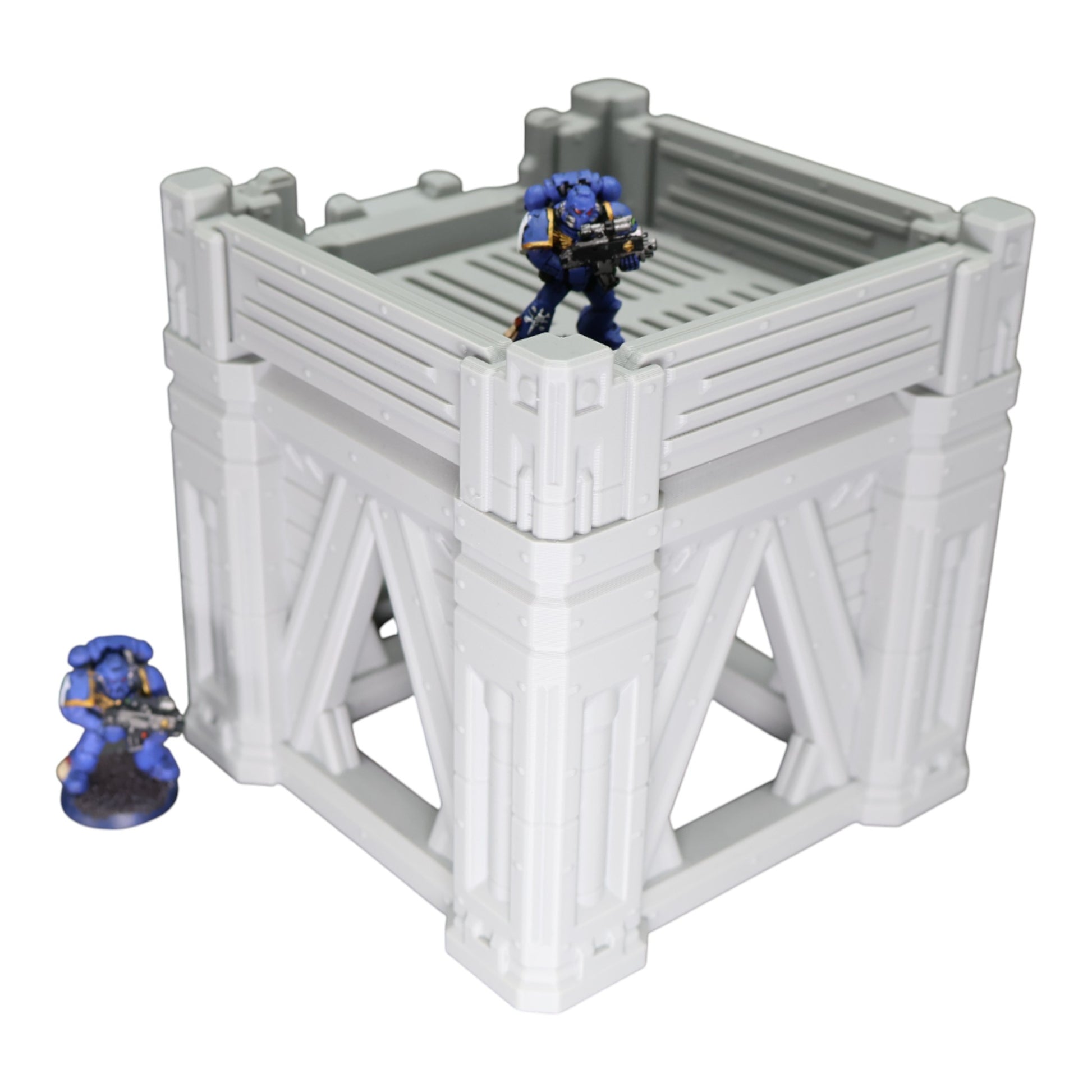 Wargaming 28mm scatter terrain scenery showing 3D-printed item that is compatible with games such as Warhammer 40K, Star Wars Legions, D+D, Dungeons and Dragons, Sci-Fi, Fantasy and other miniature tabletop games. Brand Jawar3d found at www.jawar3d.co.uk.