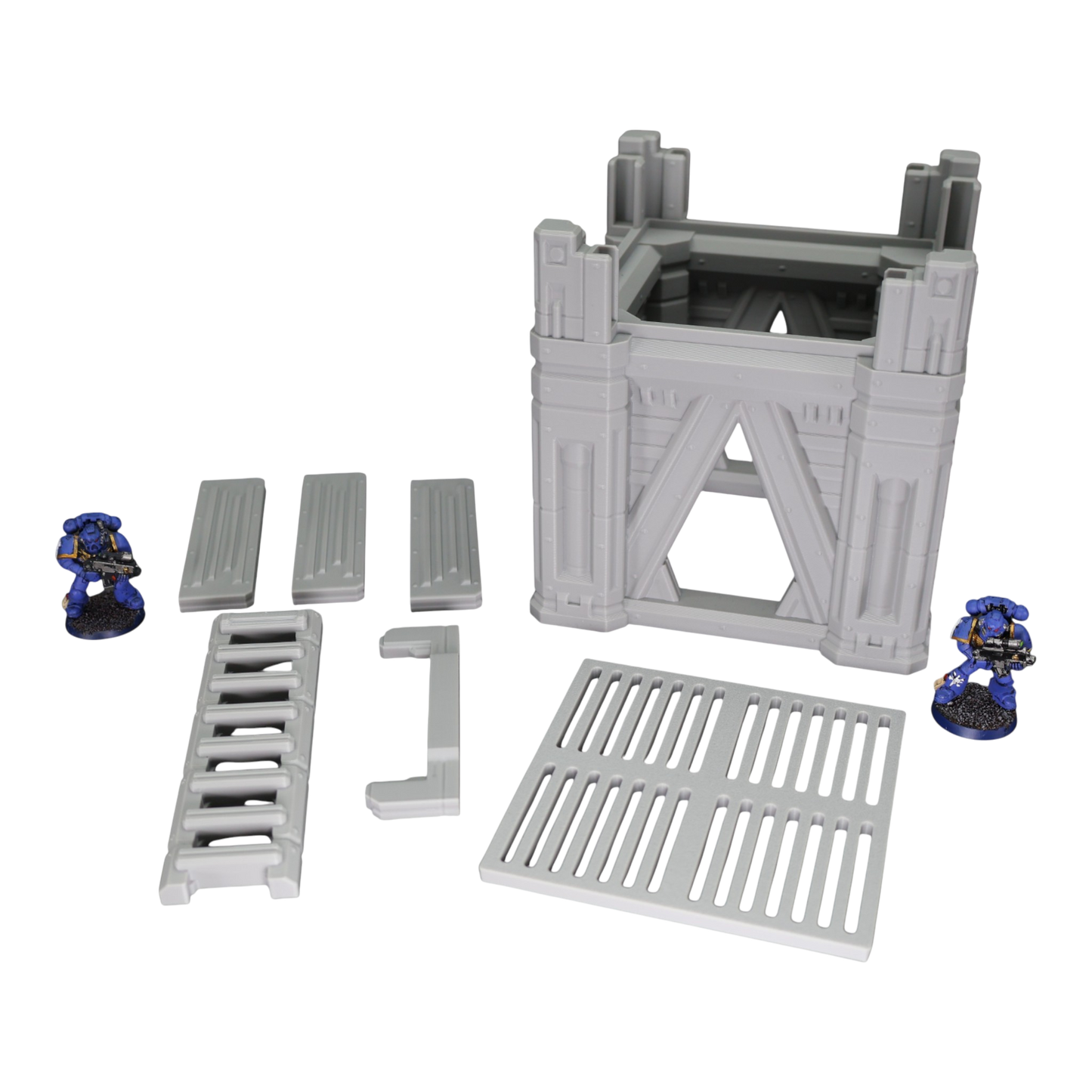 Platform Set #1 - 28mm Wargaming Scatter Terrain Scenery Tabletop Grimdark