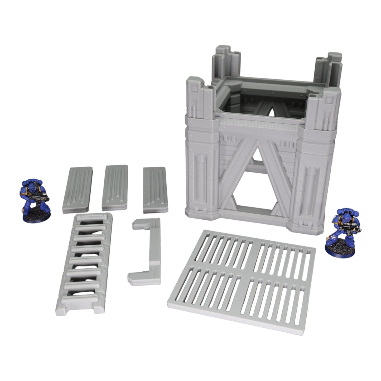 Wargaming 28mm scatter terrain scenery showing 3D-printed item that is compatible with games such as Warhammer 40K, Star Wars Legions, D+D, Dungeons and Dragons, Sci-Fi, Fantasy and other miniature tabletop games. Brand Jawar3d found at www.jawar3d.co.uk.