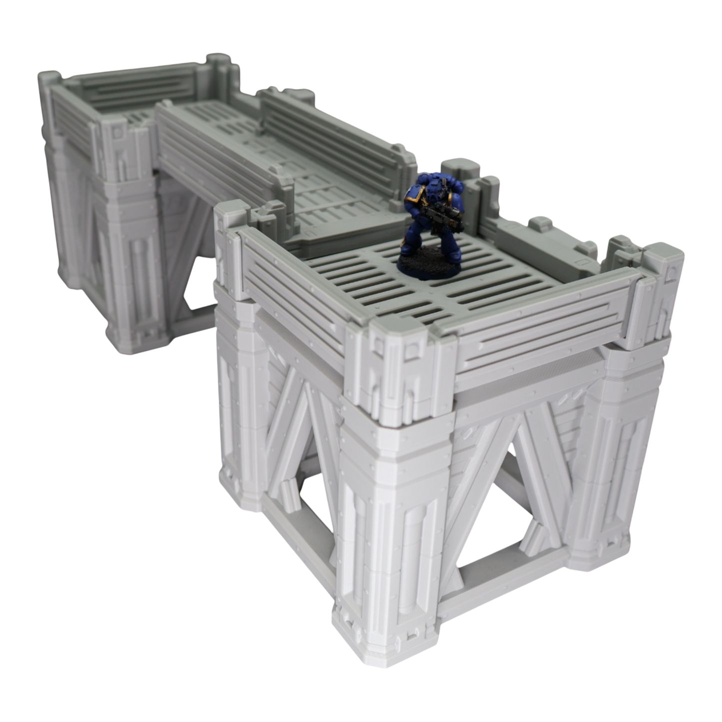 Platform Set #2 - 28mm Wargaming Scatter Terrain Scenery Tabletop Grimdark