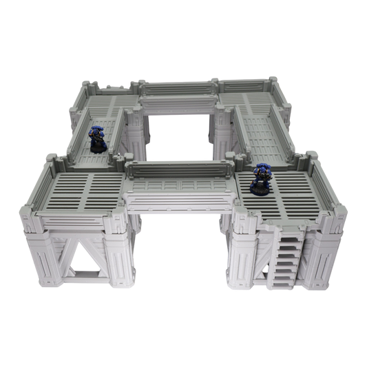 Platform Set #3 - 28mm Wargaming Scatter Terrain Scenery Tabletop Grimdark