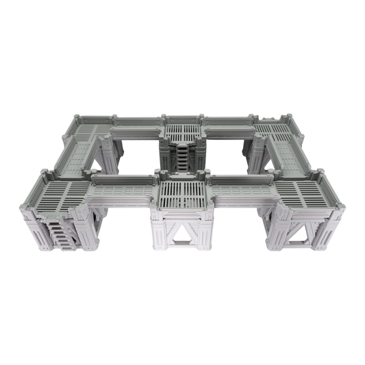 Platform Set #4 - 28mm Wargaming Scatter Terrain Scenery Tabletop Grimdark