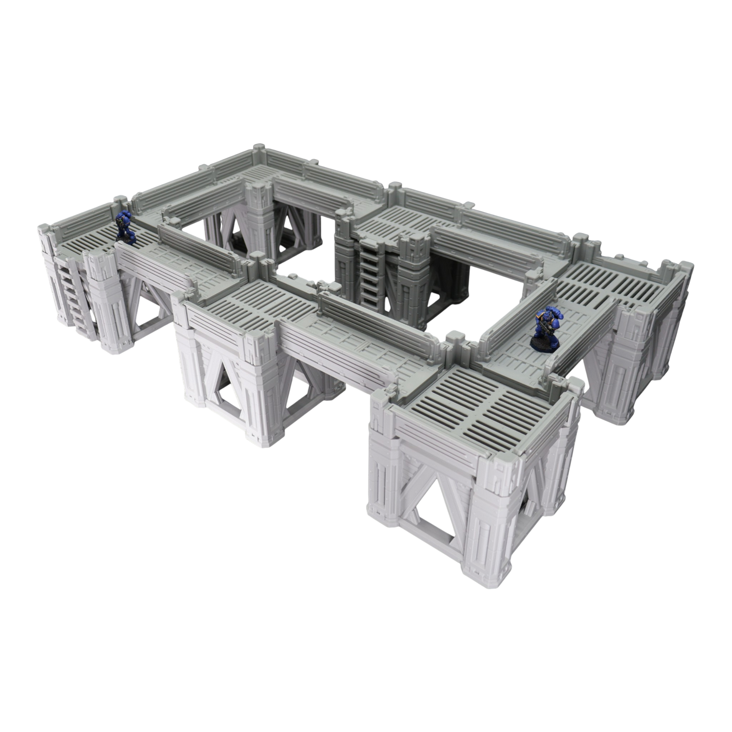 Platform Set #4 - 28mm Wargaming Scatter Terrain Scenery Tabletop Grimdark