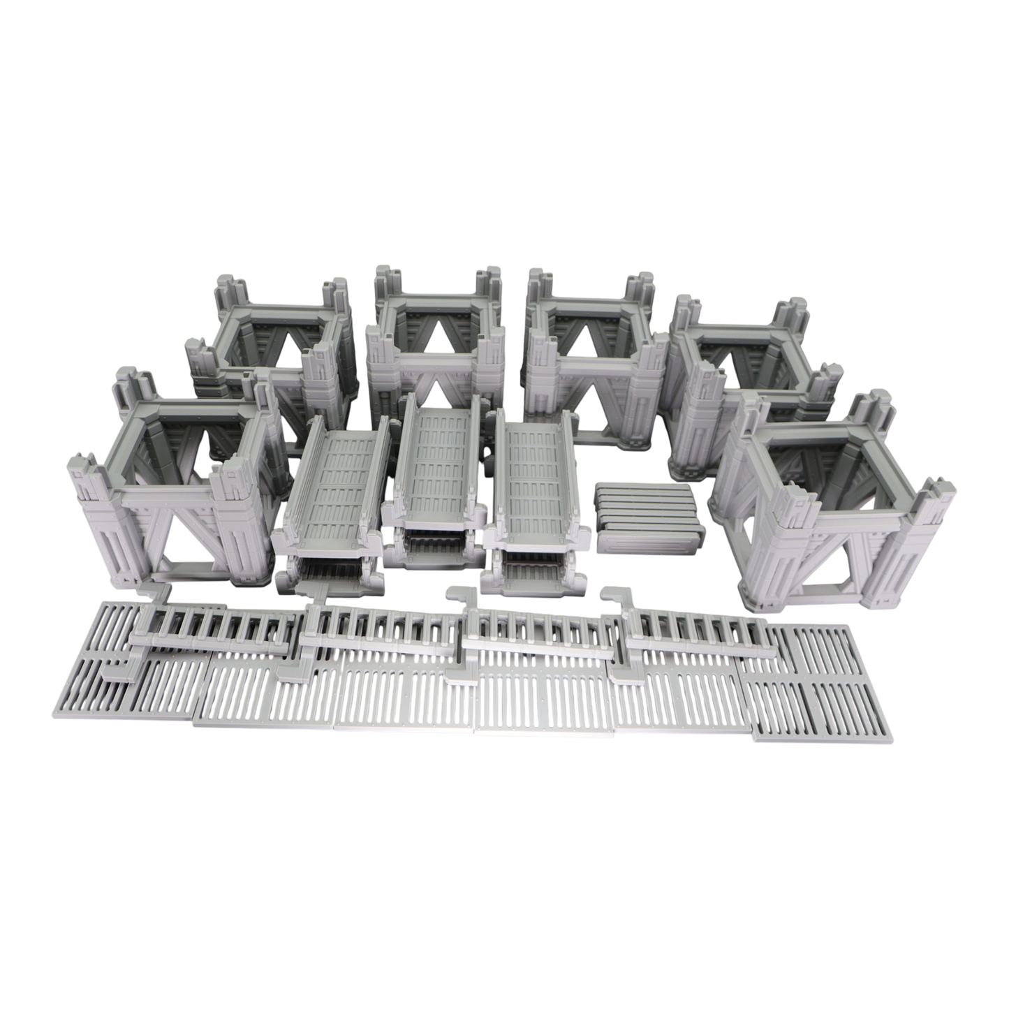 Platform Set #4 - 28mm Wargaming Scatter Terrain Scenery Tabletop Grimdark