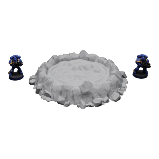 Wargaming 28mm scatter terrain scenery showing 3D-printed item that is compatible with games such as Warhammer 40K, Star Wars Legions, D+D, Dungeons and Dragons, Sci-Fi, Fantasy and other miniature tabletop games. Brand Jawar3d found at www.jawar3d.co.uk.