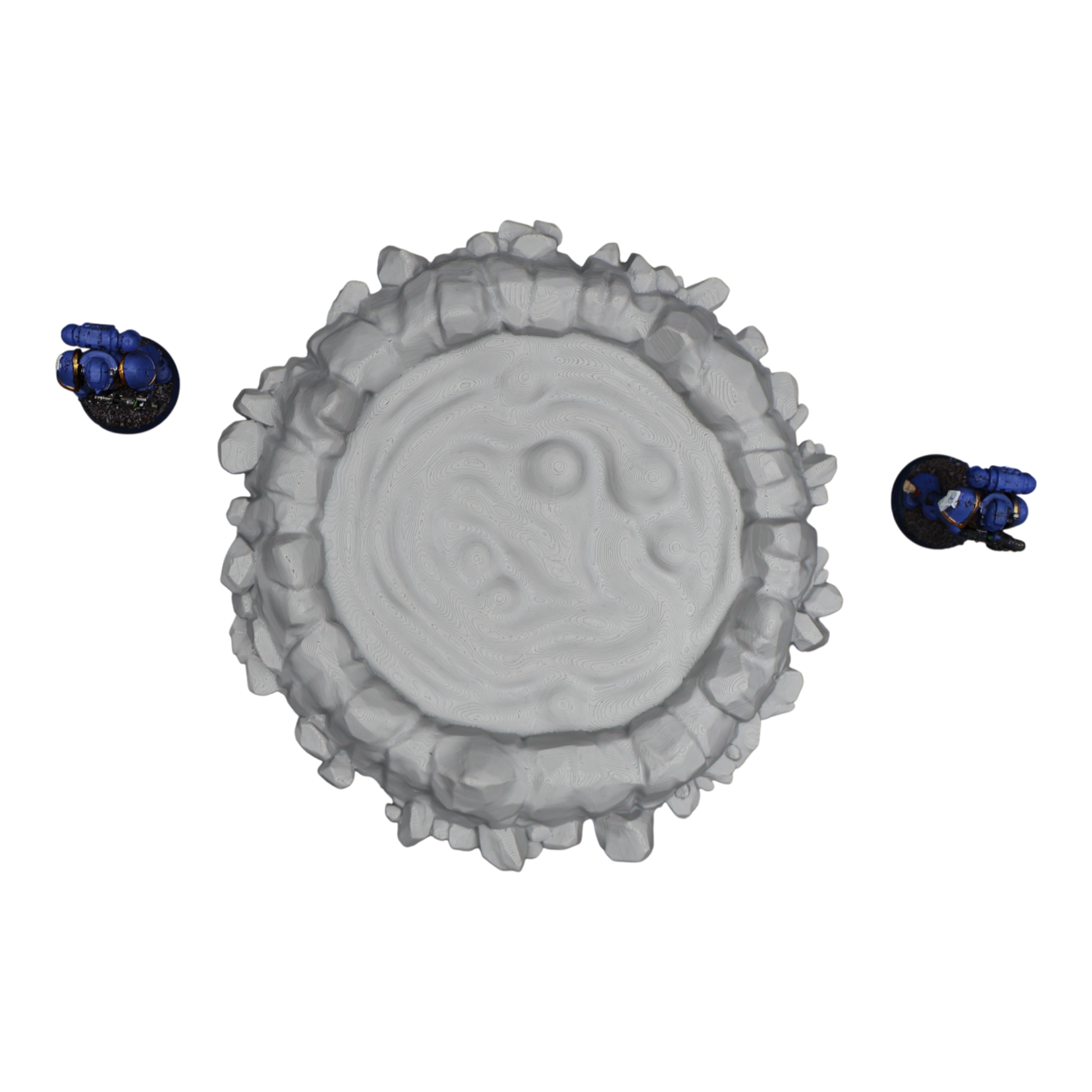 Wargaming 28mm scatter terrain scenery showing 3D-printed item that is compatible with games such as Warhammer 40K, Star Wars Legions, D+D, Dungeons and Dragons, Sci-Fi, Fantasy and other miniature tabletop games. Brand Jawar3d found at www.jawar3d.co.uk.