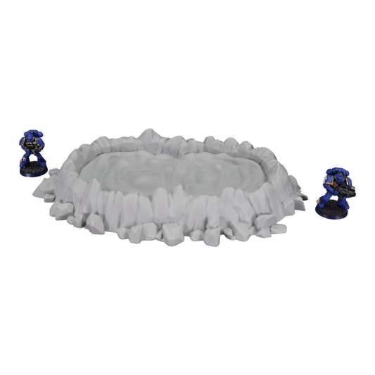 Wargaming 28mm scatter terrain scenery showing 3D-printed item that is compatible with games such as Warhammer 40K, Star Wars Legions, D+D, Dungeons and Dragons, Sci-Fi, Fantasy and other miniature tabletop games. Brand Jawar3d found at www.jawar3d.co.uk.