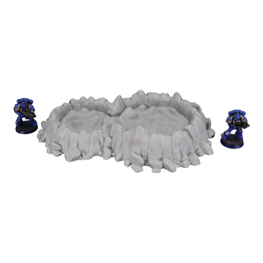 Wargaming 28mm scatter terrain scenery showing 3D-printed item that is compatible with games such as Warhammer 40K, Star Wars Legions, D+D, Dungeons and Dragons, Sci-Fi, Fantasy and other miniature tabletop games. Brand Jawar3d found at www.jawar3d.co.uk.