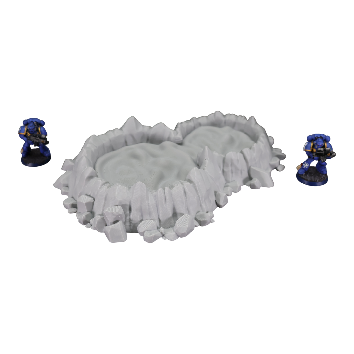 Wargaming 28mm scatter terrain scenery showing 3D-printed item that is compatible with games such as Warhammer 40K, Star Wars Legions, D+D, Dungeons and Dragons, Sci-Fi, Fantasy and other miniature tabletop games. Brand Jawar3d found at www.jawar3d.co.uk.