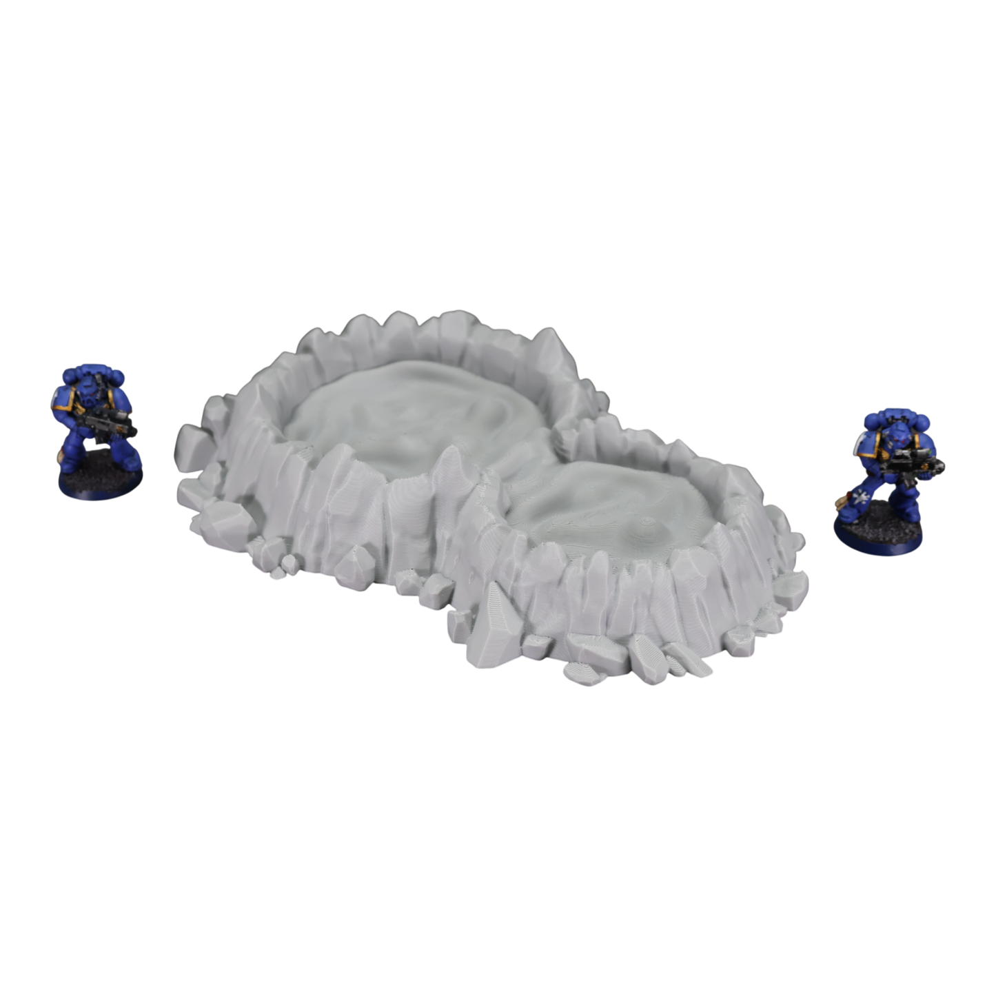 Wargaming 28mm scatter terrain scenery showing 3D-printed item that is compatible with games such as Warhammer 40K, Star Wars Legions, D+D, Dungeons and Dragons, Sci-Fi, Fantasy and other miniature tabletop games. Brand Jawar3d found at www.jawar3d.co.uk.