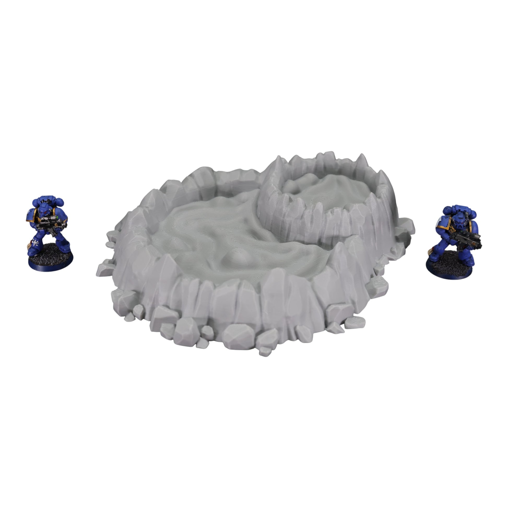 Wargaming 28mm scatter terrain scenery showing 3D-printed item that is compatible with games such as Warhammer 40K, Star Wars Legions, D+D, Dungeons and Dragons, Sci-Fi, Fantasy and other miniature tabletop games. Brand Jawar3d found at www.jawar3d.co.uk.