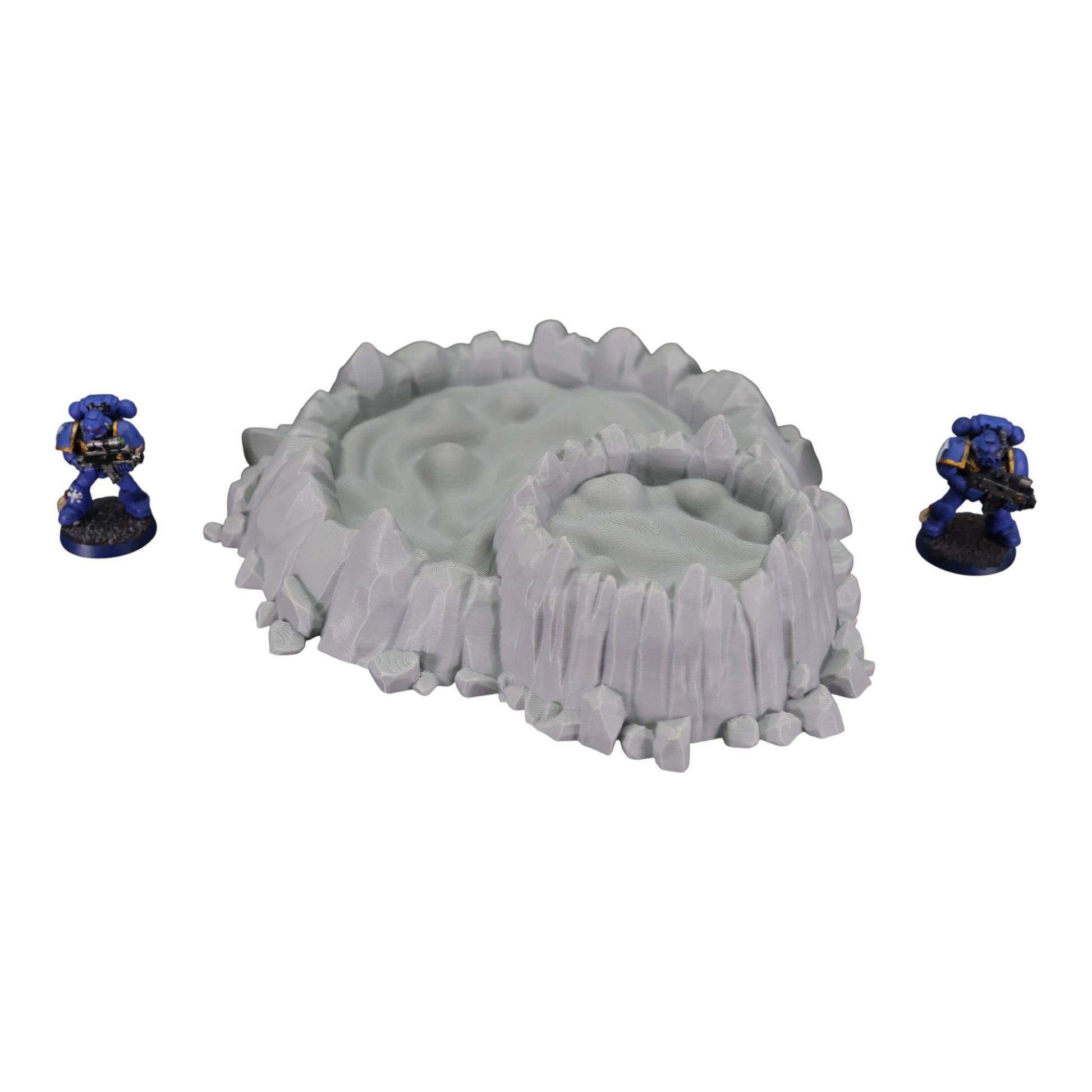 Wargaming 28mm scatter terrain scenery showing 3D-printed item that is compatible with games such as Warhammer 40K, Star Wars Legions, D+D, Dungeons and Dragons, Sci-Fi, Fantasy and other miniature tabletop games. Brand Jawar3d found at www.jawar3d.co.uk.