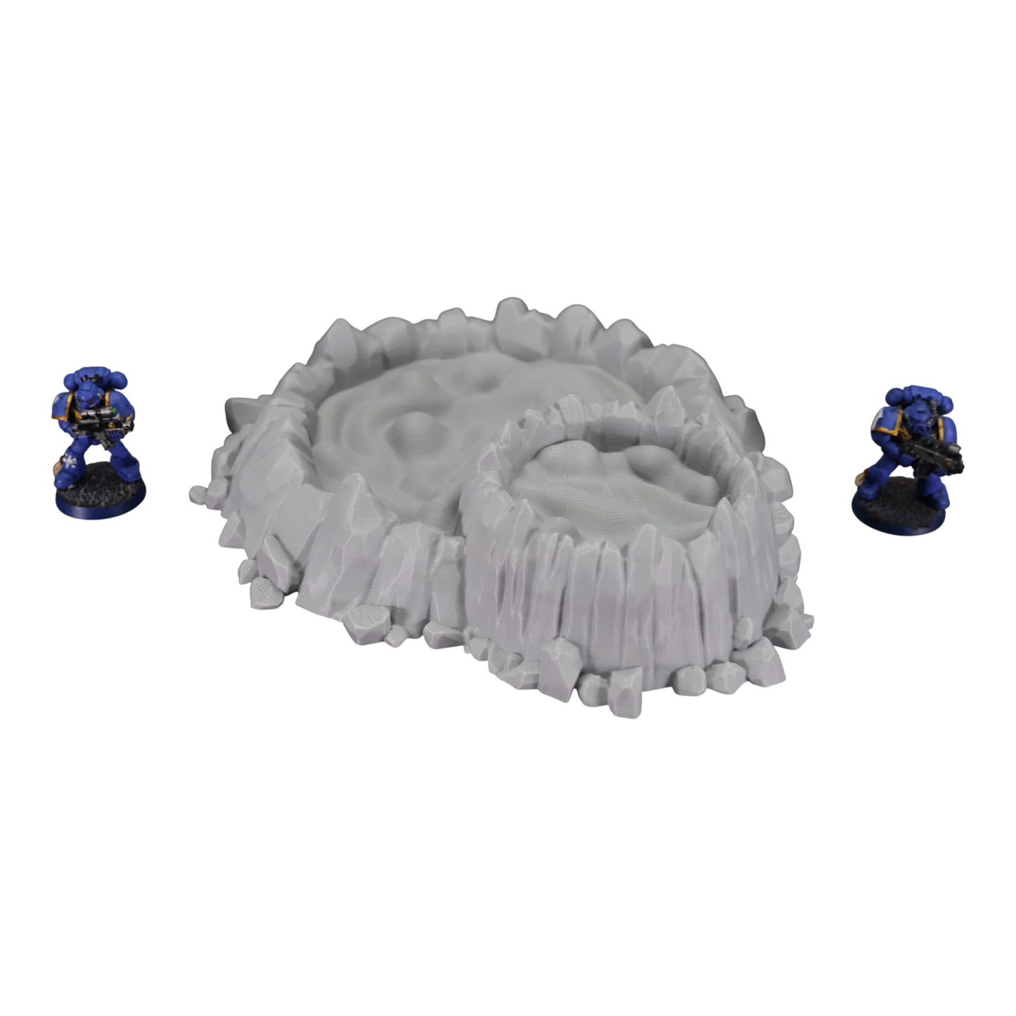 Wargaming 28mm scatter terrain scenery showing 3D-printed item that is compatible with games such as Warhammer 40K, Star Wars Legions, D+D, Dungeons and Dragons, Sci-Fi, Fantasy and other miniature tabletop games. Brand Jawar3d found at www.jawar3d.co.uk.