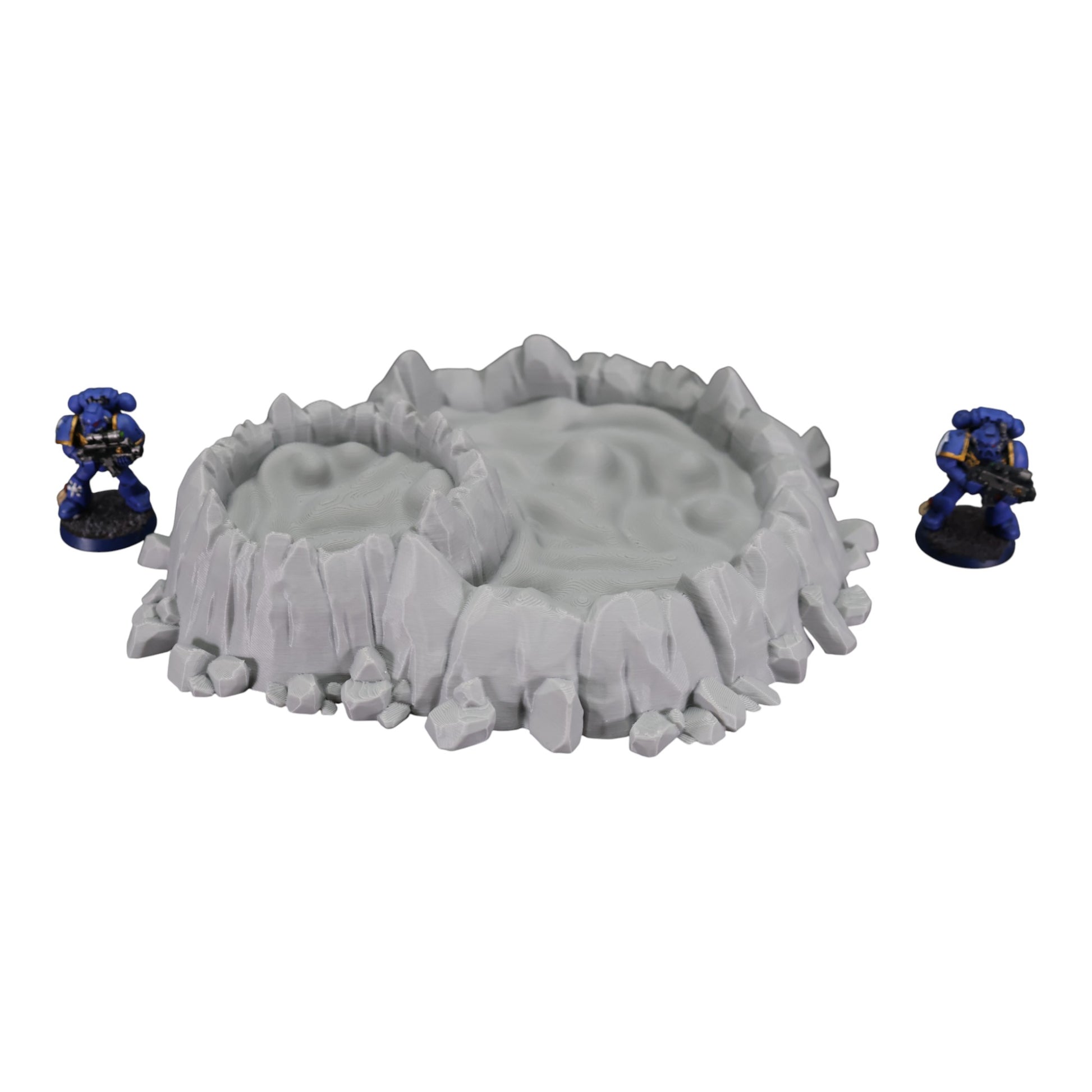 Wargaming 28mm scatter terrain scenery showing 3D-printed item that is compatible with games such as Warhammer 40K, Star Wars Legions, D+D, Dungeons and Dragons, Sci-Fi, Fantasy and other miniature tabletop games. Brand Jawar3d found at www.jawar3d.co.uk.