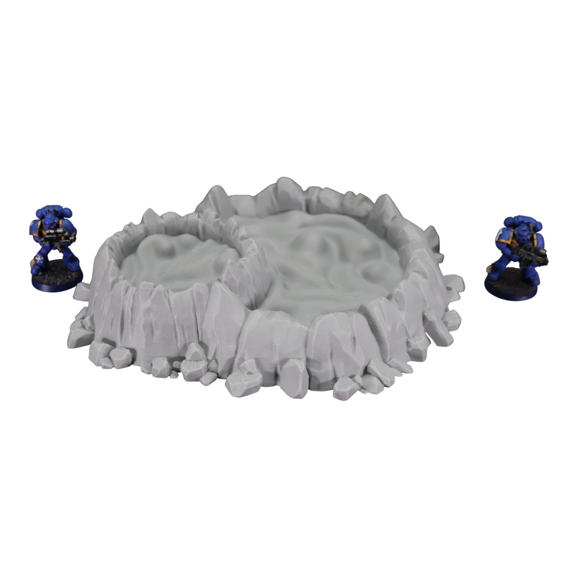 Wargaming 28mm scatter terrain scenery showing 3D-printed item that is compatible with games such as Warhammer 40K, Star Wars Legions, D+D, Dungeons and Dragons, Sci-Fi, Fantasy and other miniature tabletop games. Brand Jawar3d found at www.jawar3d.co.uk.