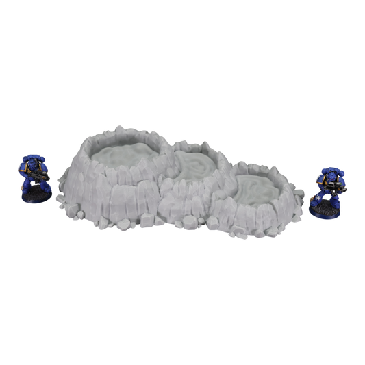 Wargaming 28mm scatter terrain scenery showing 3D-printed item that is compatible with games such as Warhammer 40K, Star Wars Legions, D+D, Dungeons and Dragons, Sci-Fi, Fantasy and other miniature tabletop games. Brand Jawar3d found at www.jawar3d.co.uk.