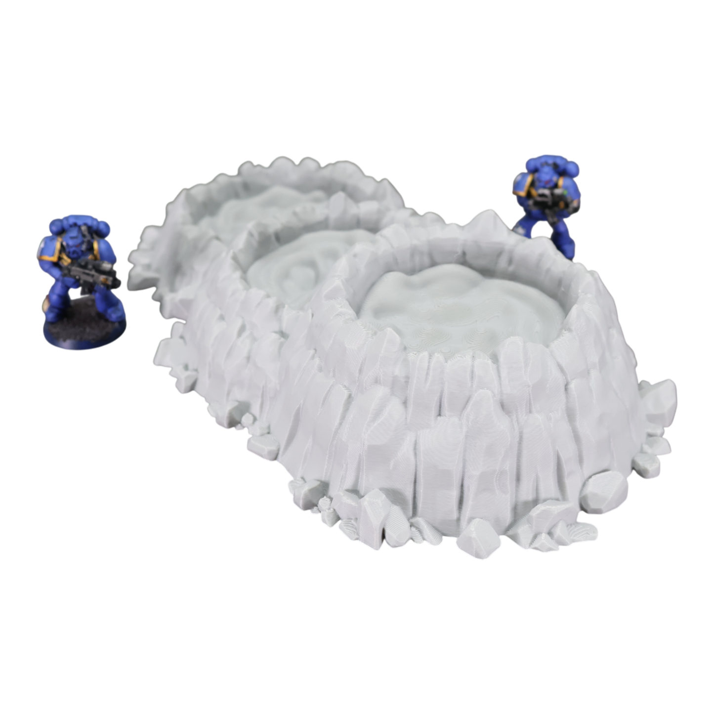 Wargaming 28mm scatter terrain scenery showing 3D-printed item that is compatible with games such as Warhammer 40K, Star Wars Legions, D+D, Dungeons and Dragons, Sci-Fi, Fantasy and other miniature tabletop games. Brand Jawar3d found at www.jawar3d.co.uk.