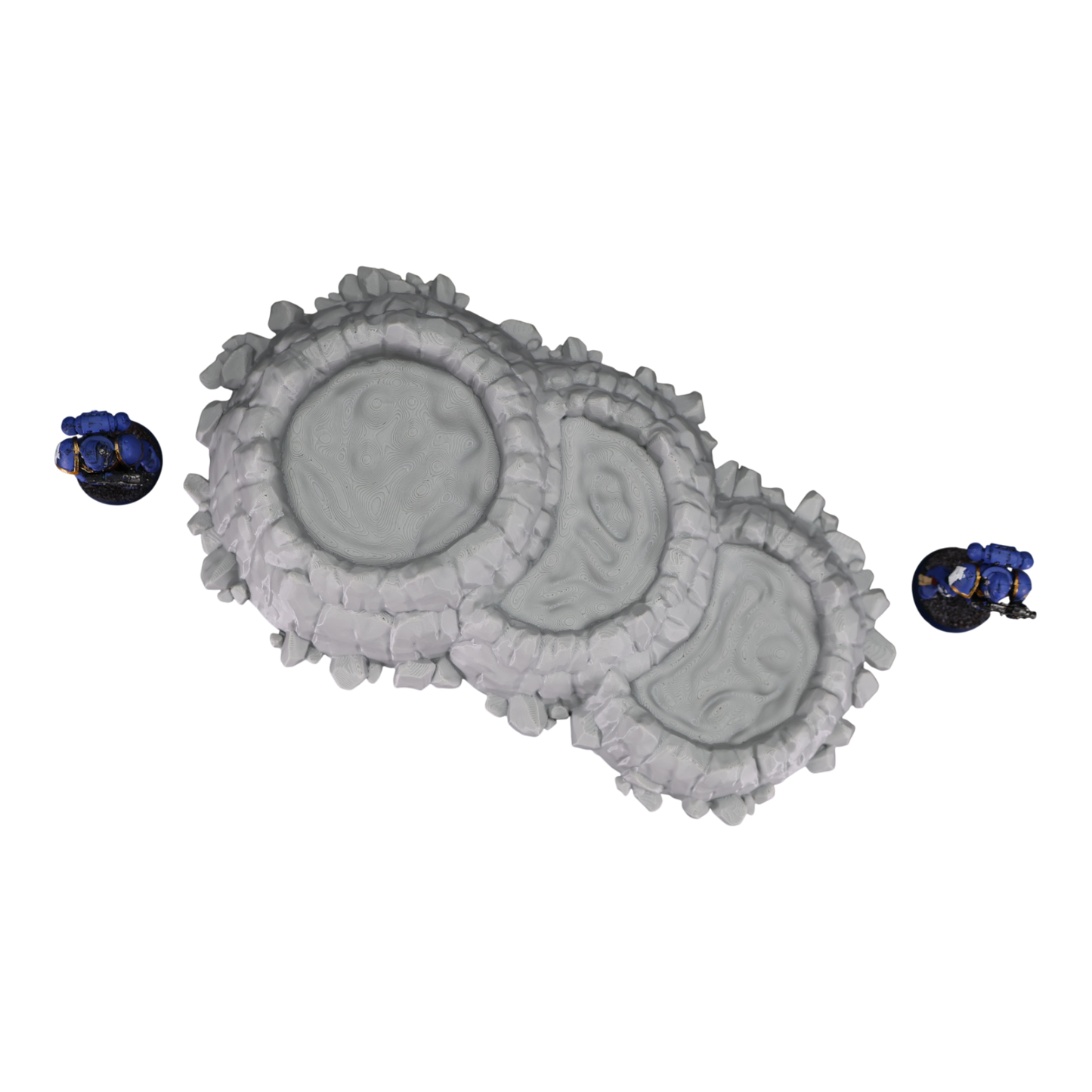 Wargaming 28mm scatter terrain scenery showing 3D-printed item that is compatible with games such as Warhammer 40K, Star Wars Legions, D+D, Dungeons and Dragons, Sci-Fi, Fantasy and other miniature tabletop games. Brand Jawar3d found at www.jawar3d.co.uk.