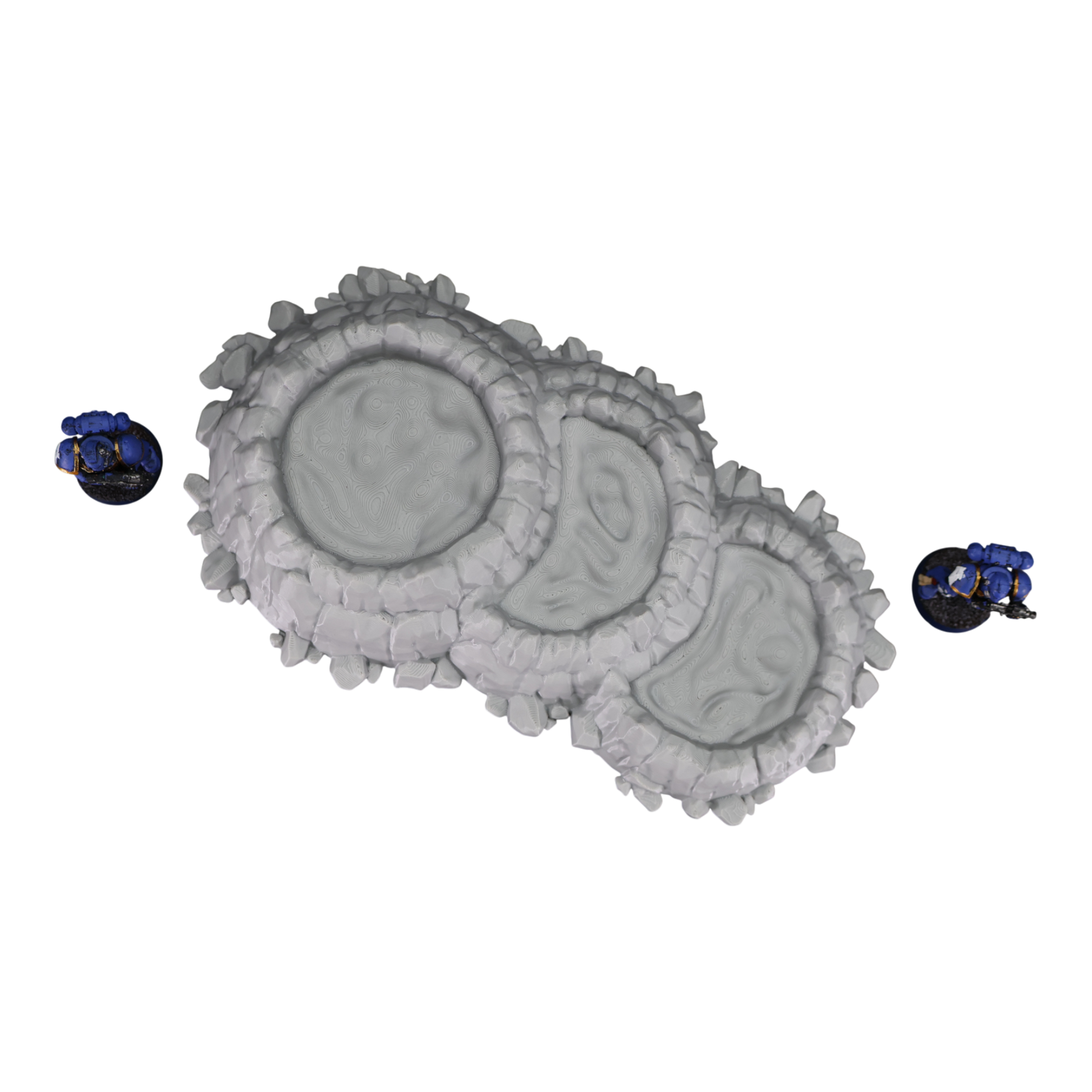 Wargaming 28mm scatter terrain scenery showing 3D-printed item that is compatible with games such as Warhammer 40K, Star Wars Legions, D+D, Dungeons and Dragons, Sci-Fi, Fantasy and other miniature tabletop games. Brand Jawar3d found at www.jawar3d.co.uk.