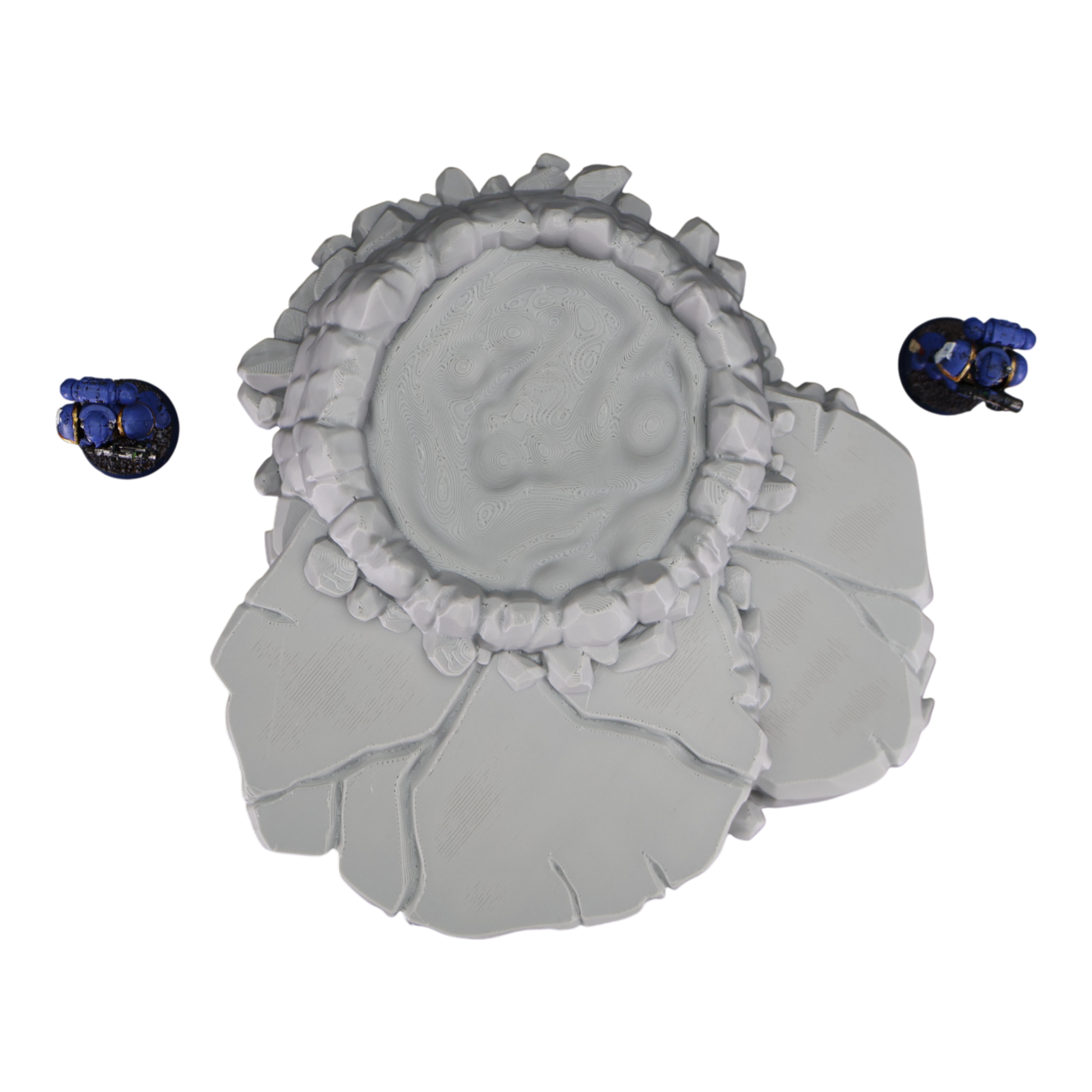 Wargaming 28mm scatter terrain scenery showing 3D-printed item that is compatible with games such as Warhammer 40K, Star Wars Legions, D+D, Dungeons and Dragons, Sci-Fi, Fantasy and other miniature tabletop games. Brand Jawar3d found at www.jawar3d.co.uk.