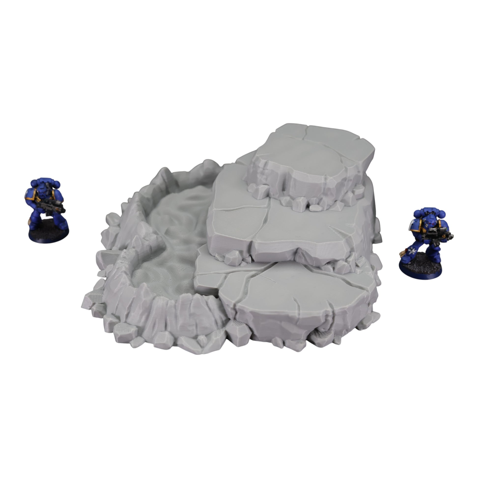 Wargaming 28mm scatter terrain scenery showing 3D-printed item that is compatible with games such as Warhammer 40K, Star Wars Legions, D+D, Dungeons and Dragons, Sci-Fi, Fantasy and other miniature tabletop games. Brand Jawar3d found at www.jawar3d.co.uk.