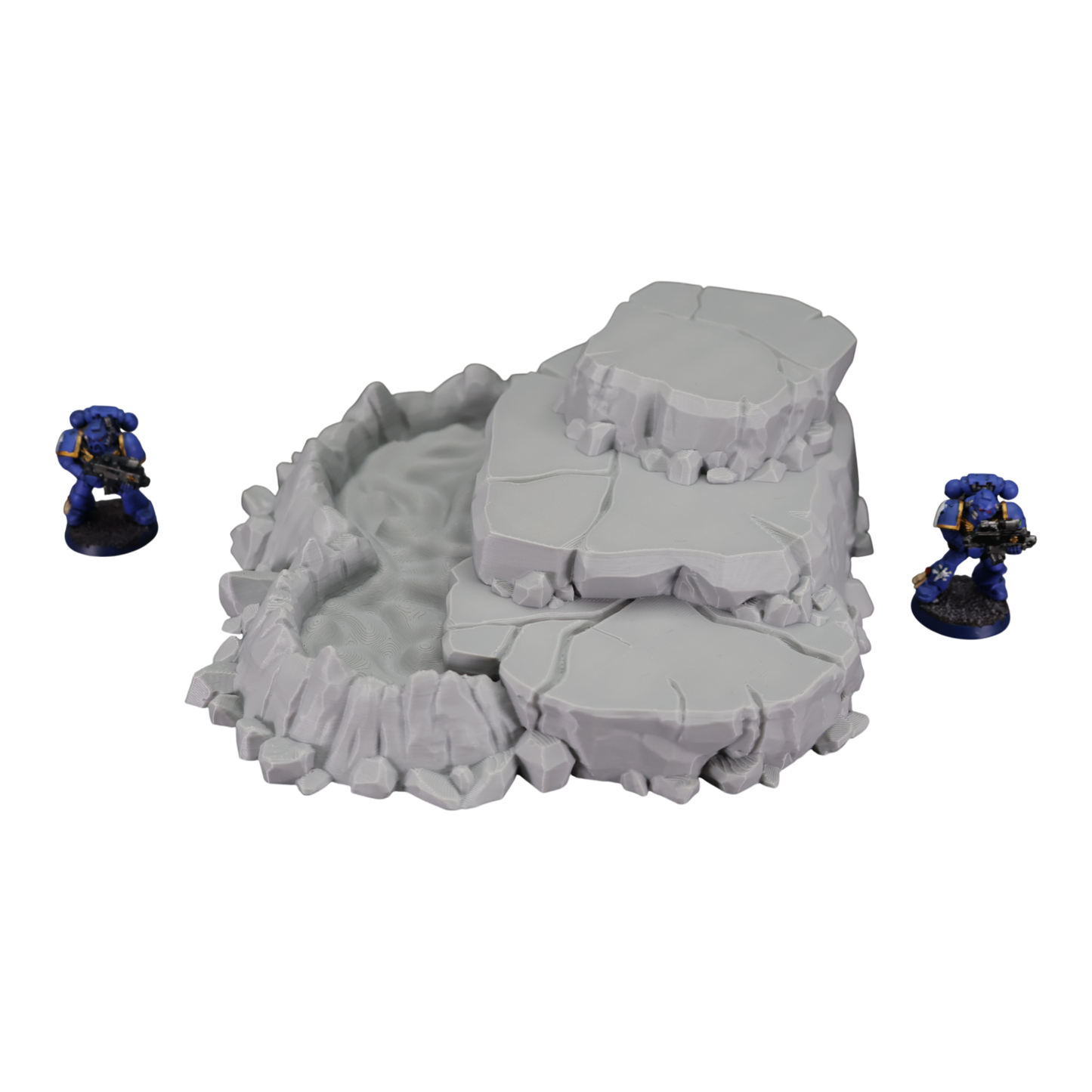 Wargaming 28mm scatter terrain scenery showing 3D-printed item that is compatible with games such as Warhammer 40K, Star Wars Legions, D+D, Dungeons and Dragons, Sci-Fi, Fantasy and other miniature tabletop games. Brand Jawar3d found at www.jawar3d.co.uk.