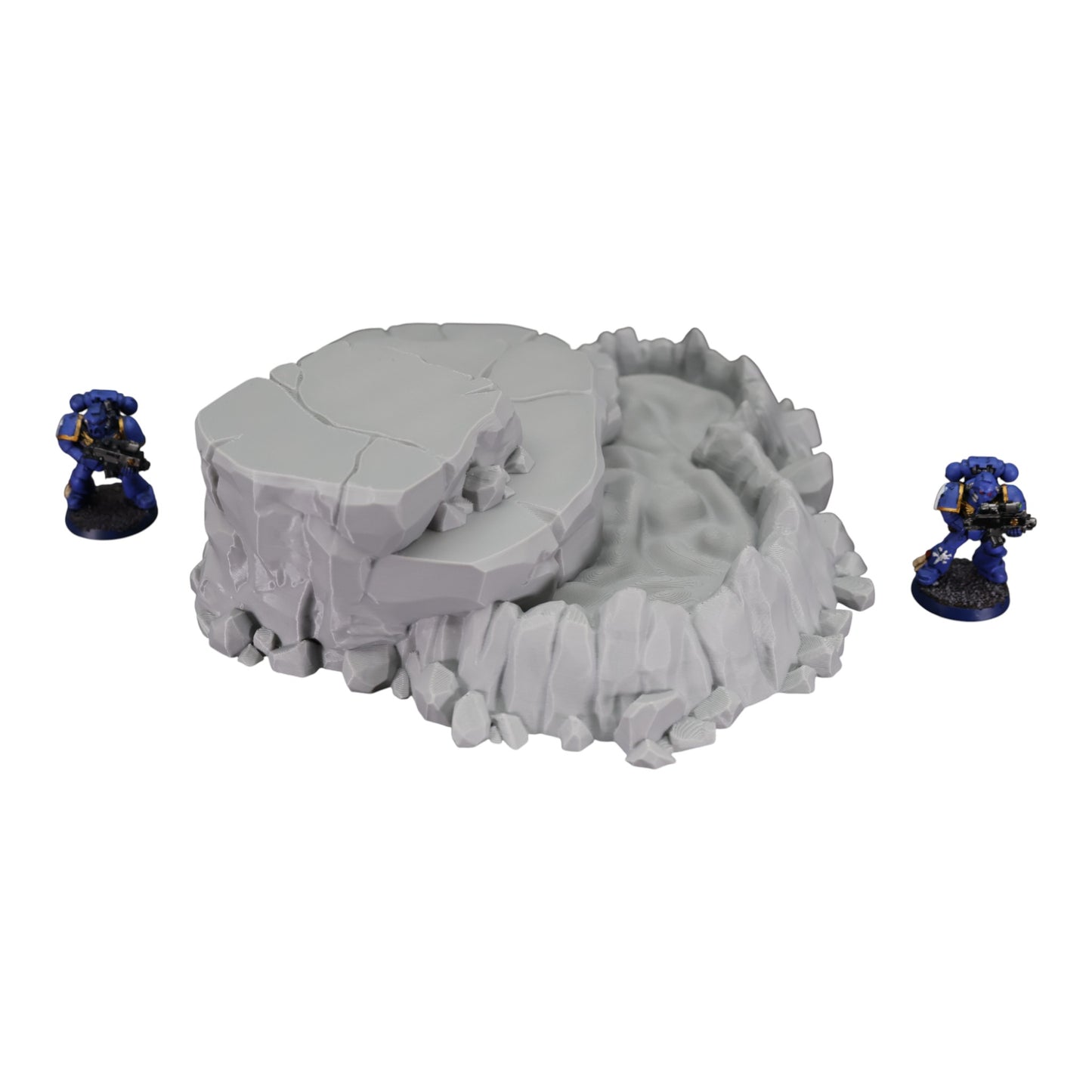 Wargaming 28mm scatter terrain scenery showing 3D-printed item that is compatible with games such as Warhammer 40K, Star Wars Legions, D+D, Dungeons and Dragons, Sci-Fi, Fantasy and other miniature tabletop games. Brand Jawar3d found at www.jawar3d.co.uk.